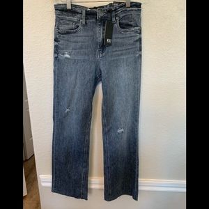 Kut from the kloth high rise Kelsey ankle flare